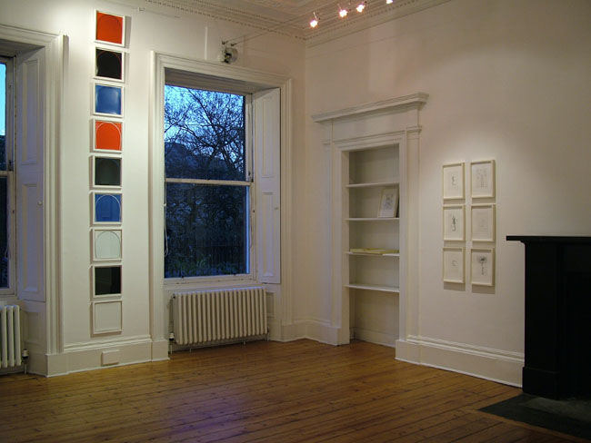 Nine Arches by Ian Davenport and Tempest of Stars by David Austen